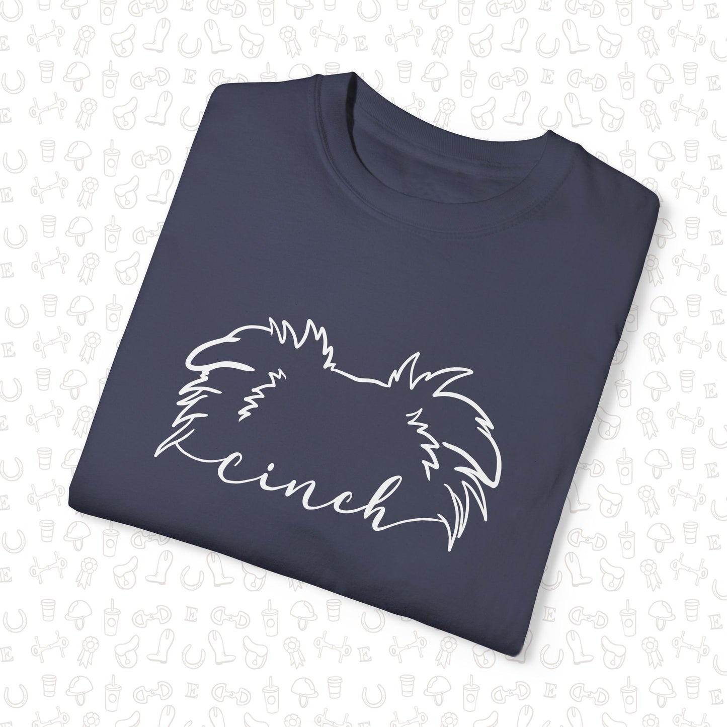 Dog Ear Line Art Comfort Colors Tee