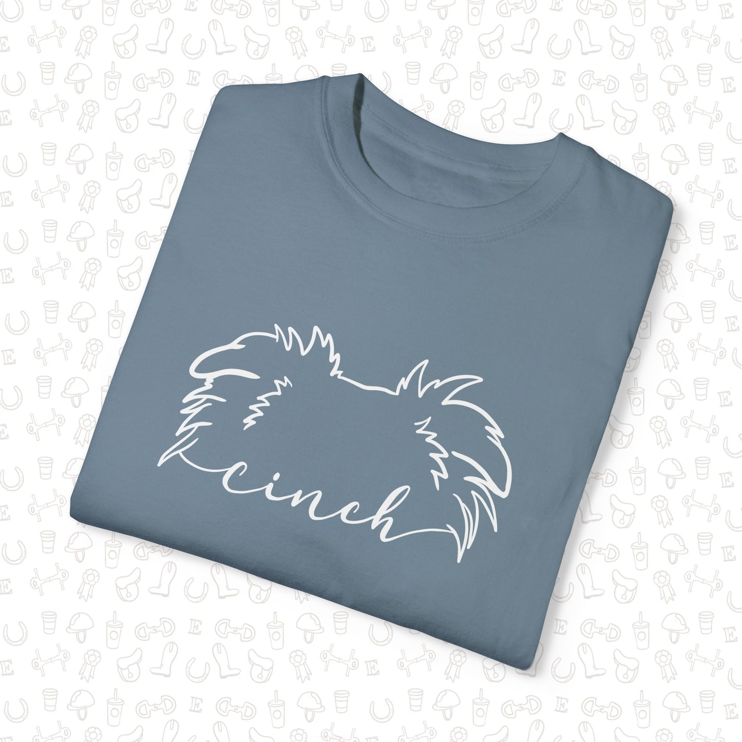 Dog Ear Line Art Comfort Colors Tee