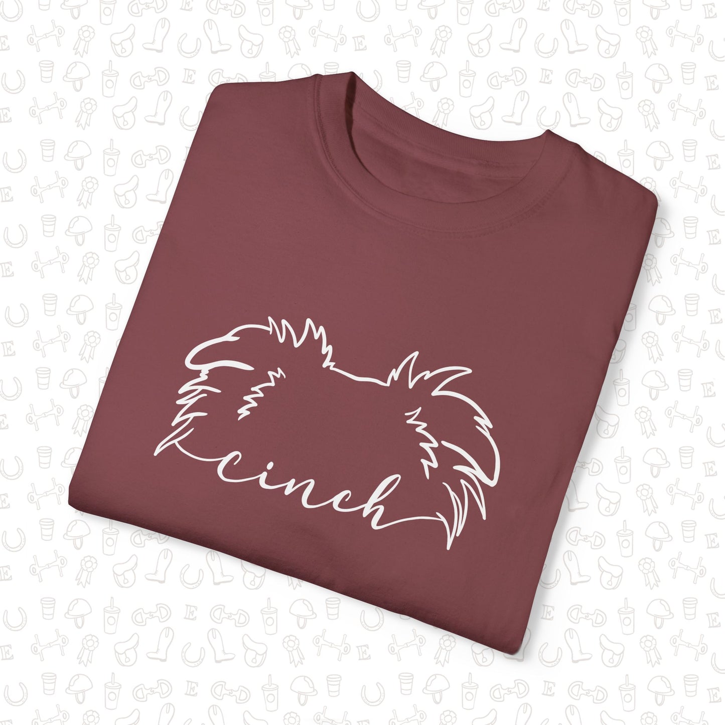Dog Ear Line Art Comfort Colors Tee