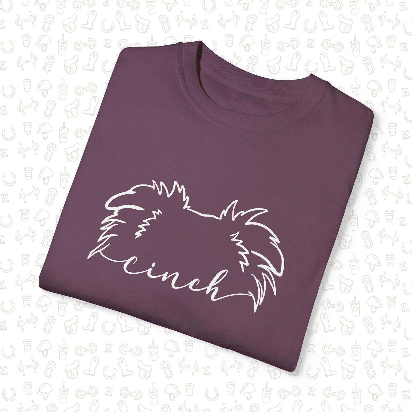 Dog Ear Line Art Comfort Colors Tee