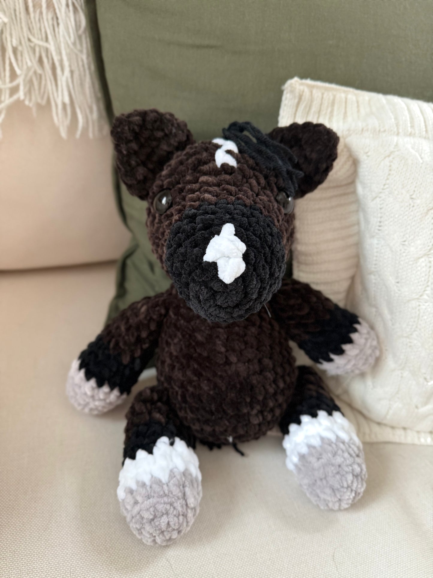 Customized Crochet Plush Pony