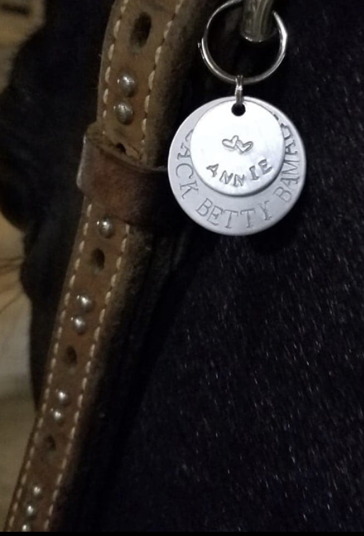 Custom Hand Stamped Bridle & Accessory Tag - Double Tag