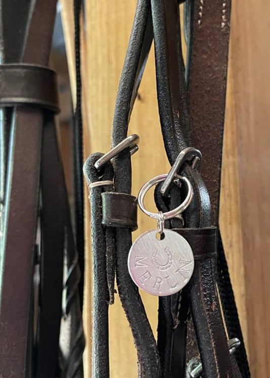 Plain Hand Stamped Bridle & Accessory Tag