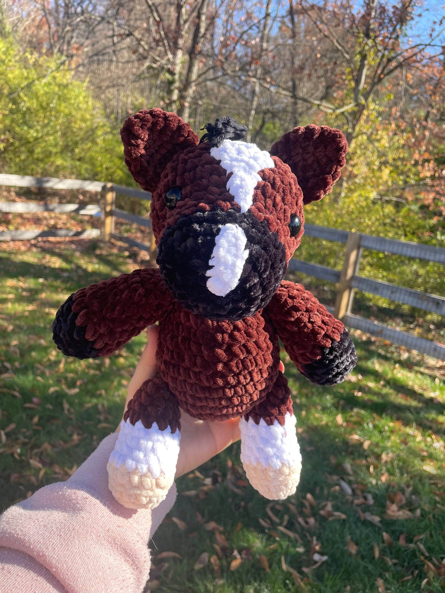 Customized Crochet Plush Pony