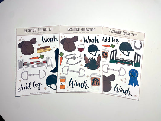 Equestrian Sticker Sheet