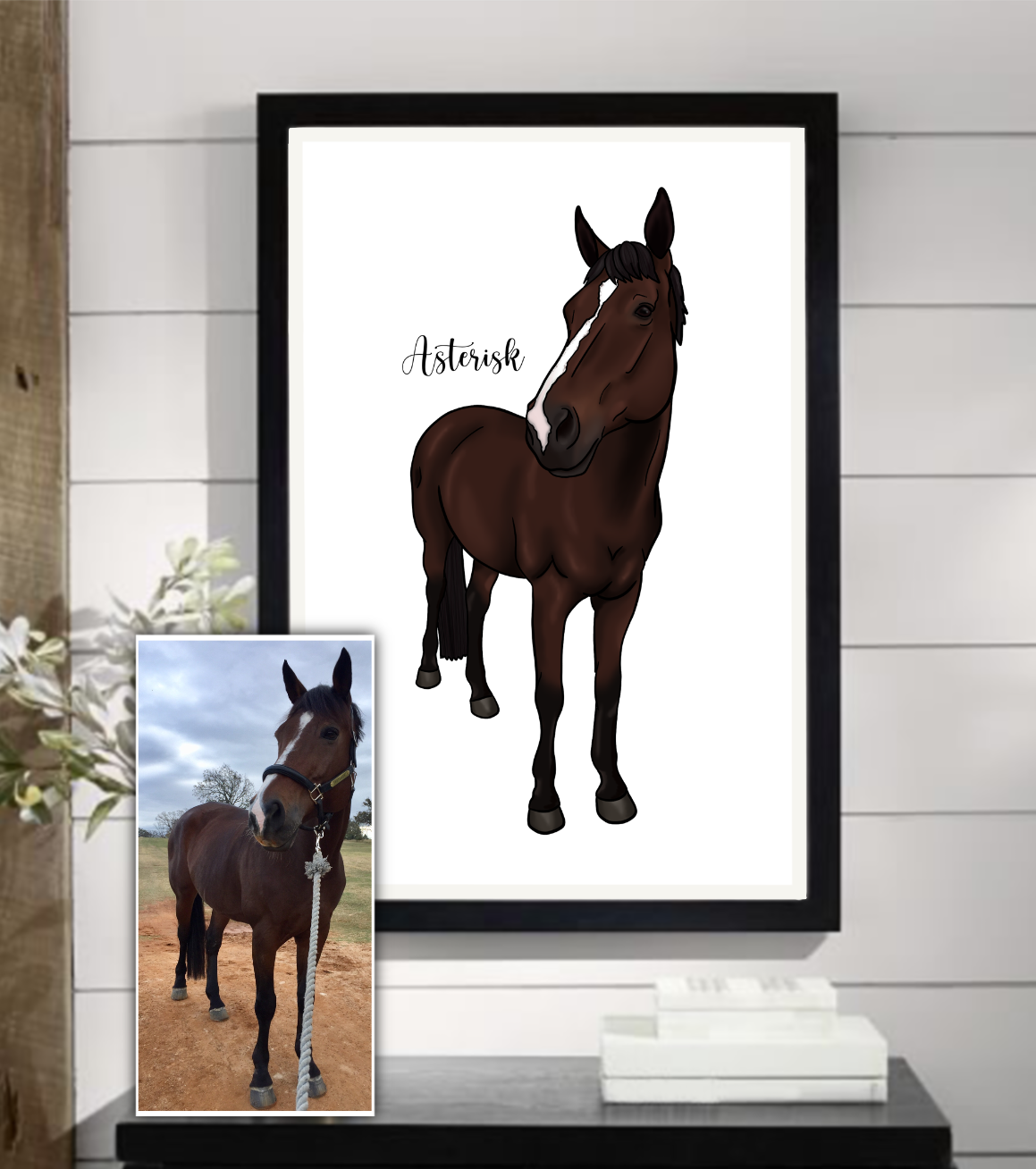 Commissioned Artwork Print - Horses