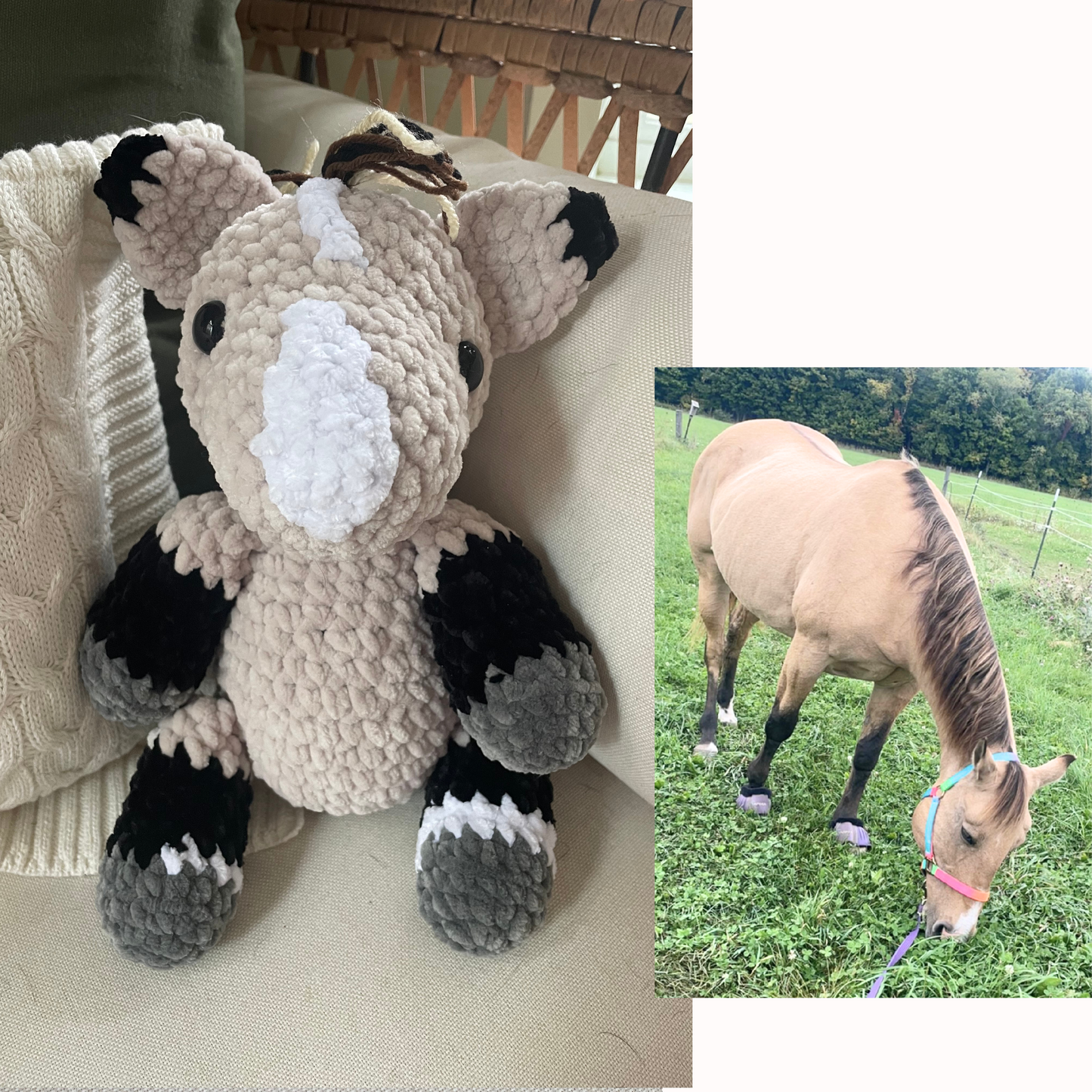 Customized Crochet Plush Pony