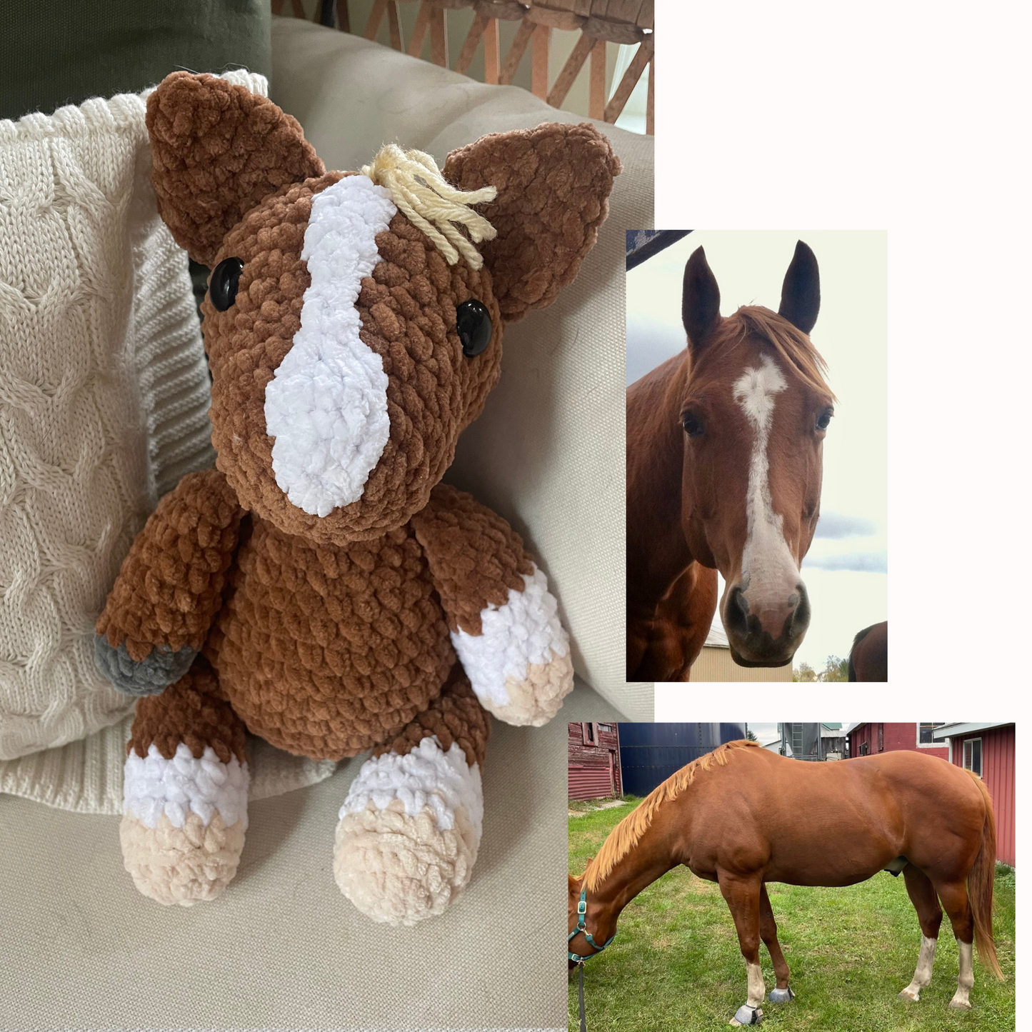 Customized Crochet Plush Pony