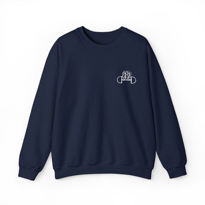 Equestrian Monogram Crewneck | Embroidered Monogram Sweatshirt | Personalized Horse Lover Gift
