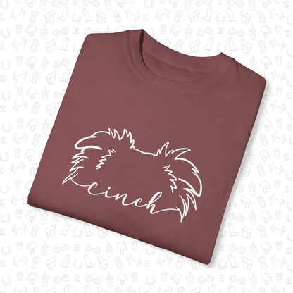 Dog Ear Line Art Comfort Colors Tee