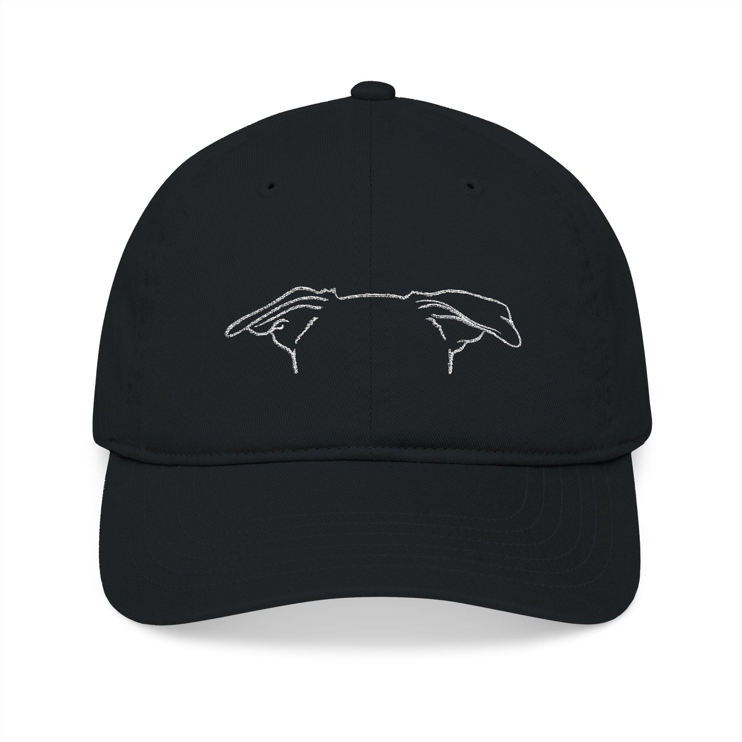 Embroidered Dog-Ear Line Art Hat – Personalized with Name on Back