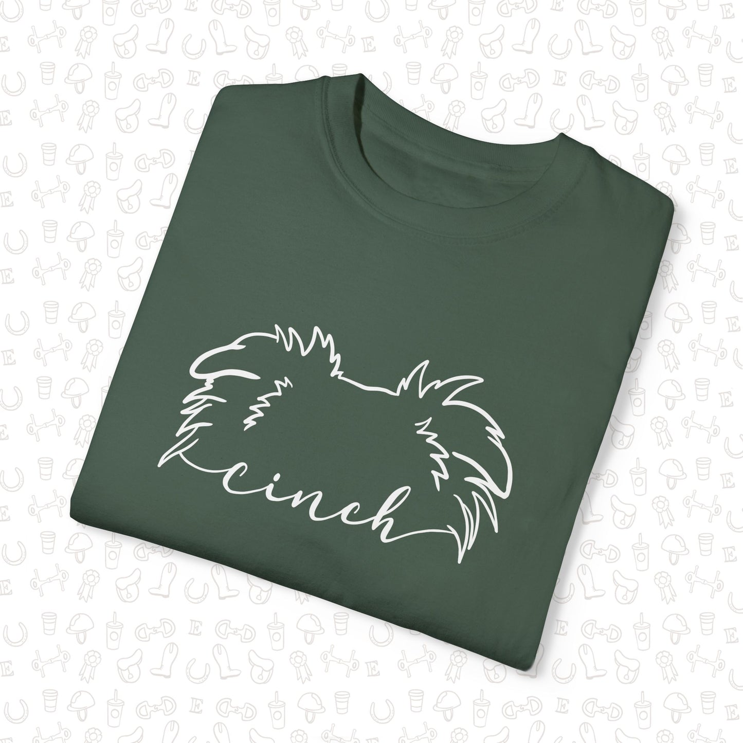 Dog Ear Line Art Comfort Colors Tee