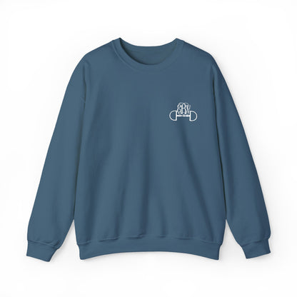 Equestrian Monogram Crewneck | Embroidered Monogram Sweatshirt | Personalized Horse Lover Gift