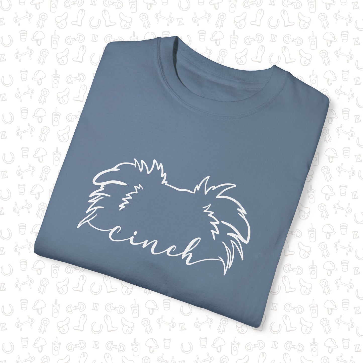 Dog Ear Line Art Comfort Colors Tee
