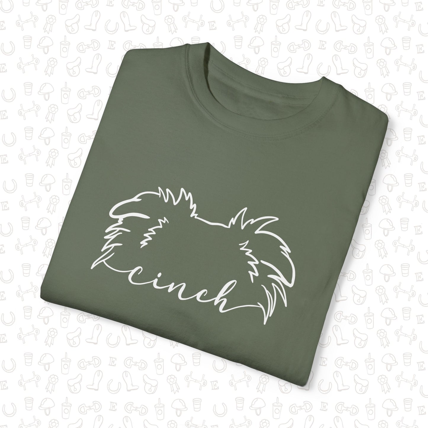 Dog Ear Line Art Comfort Colors Tee