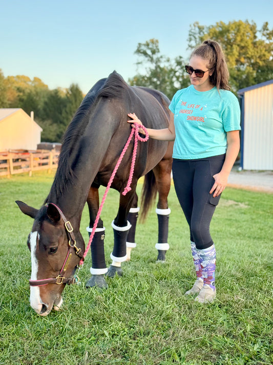 LIMITED EDITION "The Life of a (Horse) Show Girl" Boxy Comfort Colors Tee