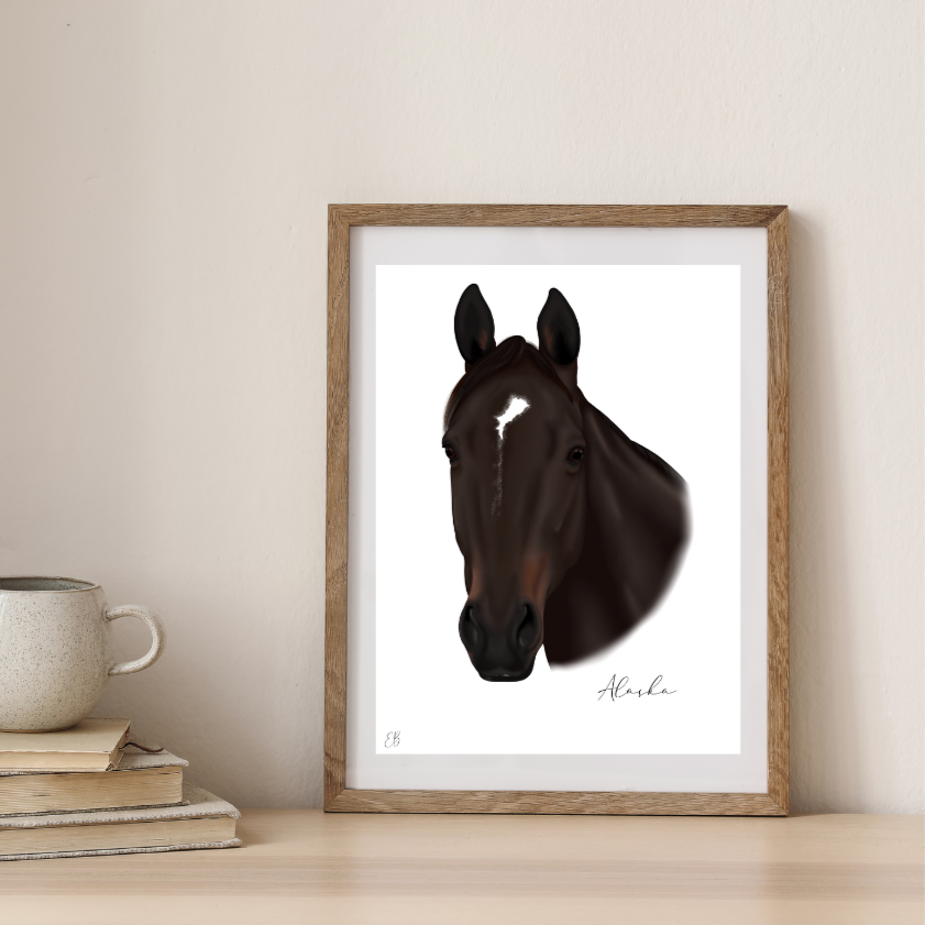 Commissioned Artwork Print - Horses