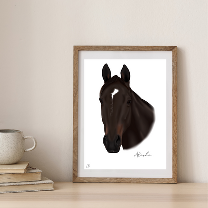 Commissioned Artwork Print - Horses