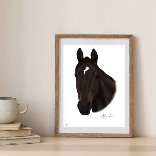 Commissioned Artwork Print - Horses